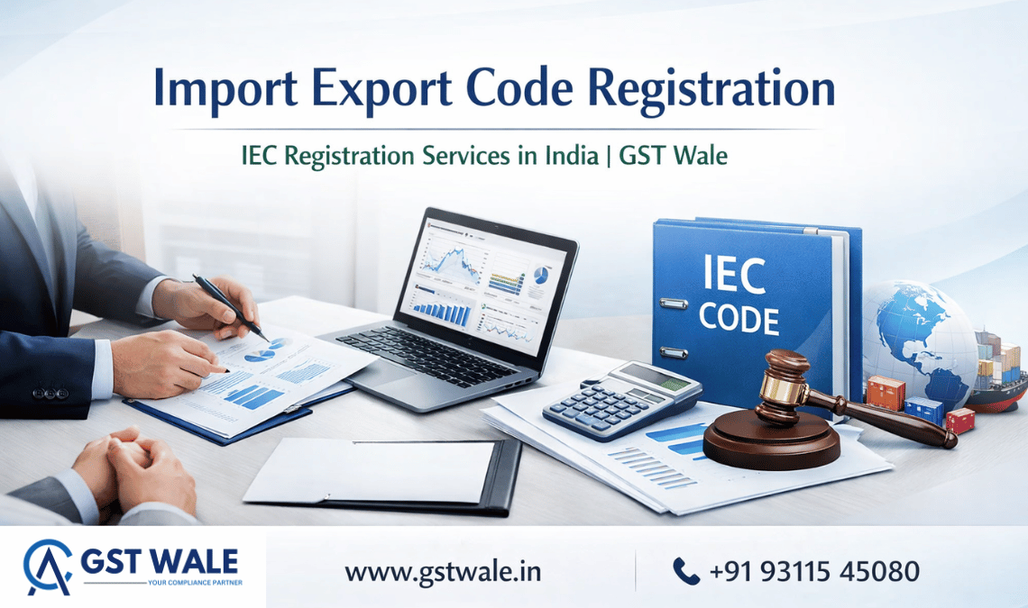 IEC Registration Services in India | GST Wale